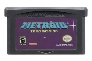 Metroid zero mission gameboy nintendo advance