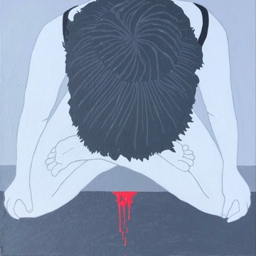 obraz Viola Tycz "Kobieta na krawędzi 2"
