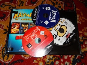 + Rayman 10 Anniversary + 3 gry PS2, stan db