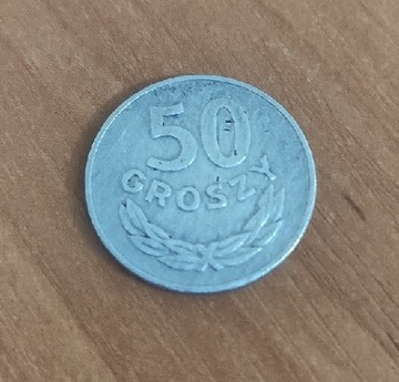 50 groszy 1976r. BEZ ZNAKU MENNICY 