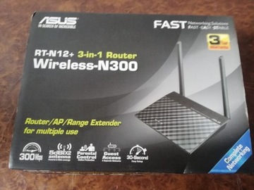 Router Wi-Fi Asus Wirless-N300 3in1