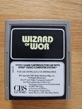 Wizard of Wor Gra Cartridge Atari