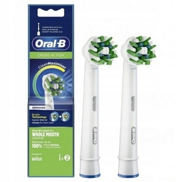 Końcówki ORAL-B CROSS ACTION 2szt