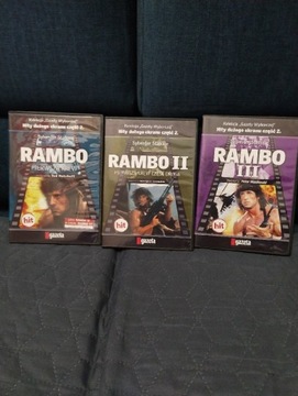 RAMBO TRYLOGIA NA DVD 
