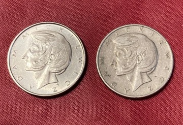 10 złotych - Adam Mickiewicz - moneta z1975 i 1976