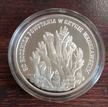 300000 zł 1993r. 50 rocznica powstania w getcie