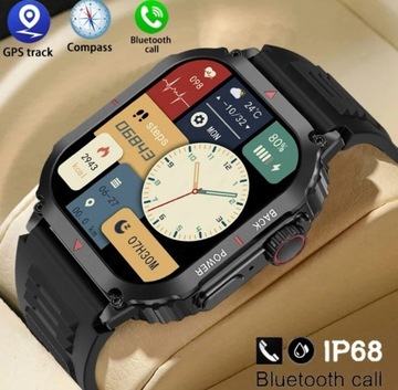 Smartwatch, wielofunkcyjny zegarek sportowy z GPS