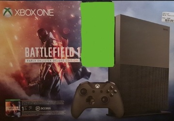 XBOX ONE ZIELONY 1T + GRA