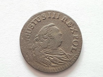 August III Sas,Grosz 1755 Gubin - literka H