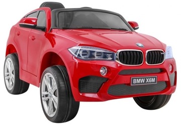 Auto na akumulator BMW X6M  Czerwony