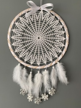 Łapacz snów dreamcatcher handmade (szydełko)