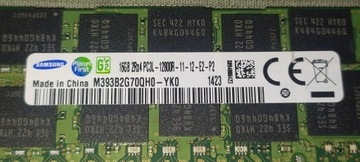 SAMSUNG 16GB 2Rx4  PC3L-12800R-11-12E2-P2