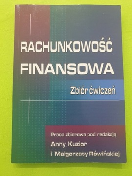 Rachunkowość finansowa zbiór ćwiczeń