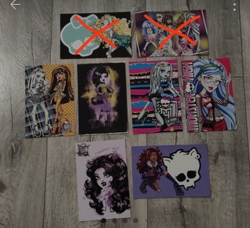 Monster high karty kolekcjonerskie 