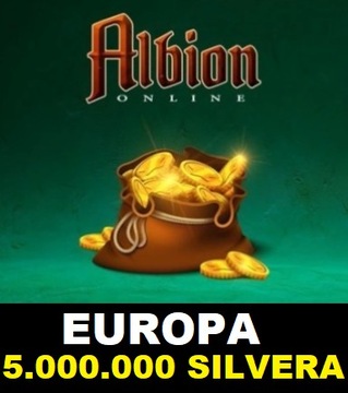 ALBION ONLINE 5KK SILVER 5MLN SREBRO 24/7 EUROPA