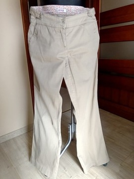 Beżowe damskie spodnie ORSAY M/L