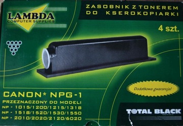 NOWE TONERY typ CANON NPG-1 (1372A005) - 3 szt. 