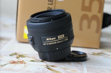 Nikon Nikkor 35mm 1.8G DX - JAK NOWY