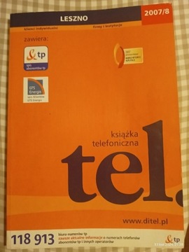 Książka telefoniczna Leszno 2007/8