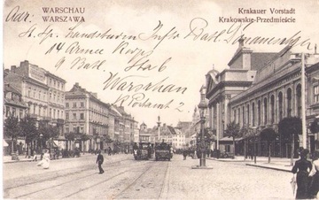 WARSZAWA- Krakowskie Przedmieście- 1915