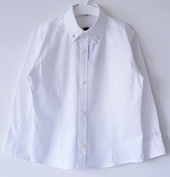 Nowa włoska biała chłopięca koszula FunBee 110/116