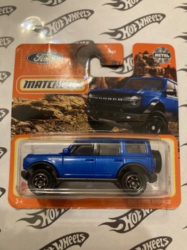 MATCHBOX 2021 Ford Bronco , karta stan dobry