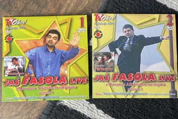 Unikat zestaw DVD TvOkey JAŚ FASOLA LIVE 1&2 +inne