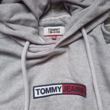 Bluza Tommy Jeans szara XXL