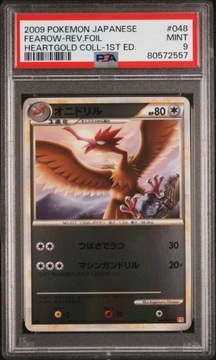 Pokemon PSA 9 Fearow Reverse Foil 1ST ED.