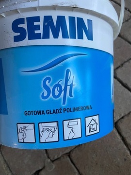 Gładź szpachlowa polimerowa SEMIN SOFT 5kg