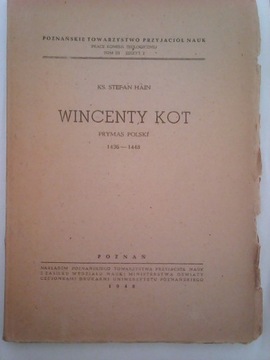 WINCENTY KOT PRYMAS POLSKI 1436-1448