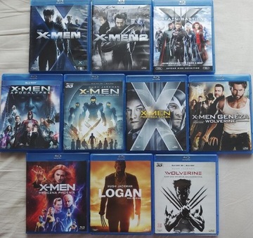 Kolekcja X-Men (10 filmów Blu-ray)