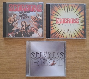 3 x CD Scorpions - zestaw i pojedyńczo