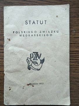 Statut Polskiego Związku Wędkarskiego PRL 1973r