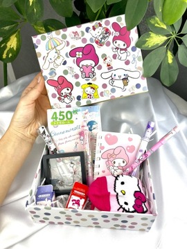 Zestaw prezentowy box dla fana hello kitty sanrio