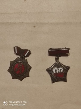 Odznaki BPS brązowa srebrna