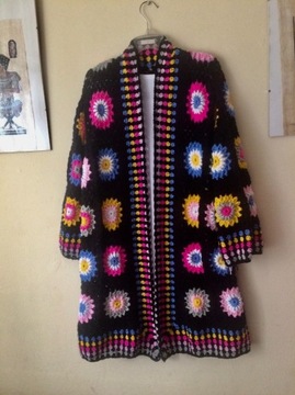 Kardigan, sweter damski handmade One Size Oversize