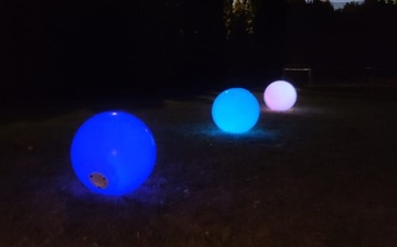 3 kule dekoracyjne LED Ø50cm