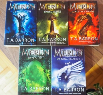 T.A. Barron - Merlin tom 1-5 nowe