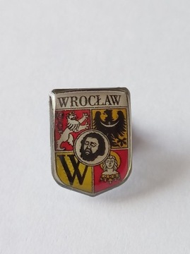Herb miasta Wrocław przypinka pin odznaka wpinka