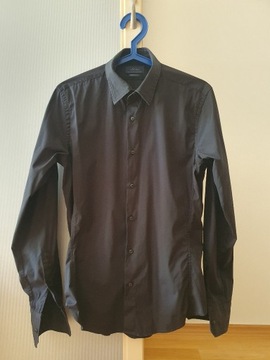 Koszula czarna Slim Fit  Zara (rozmiar M)