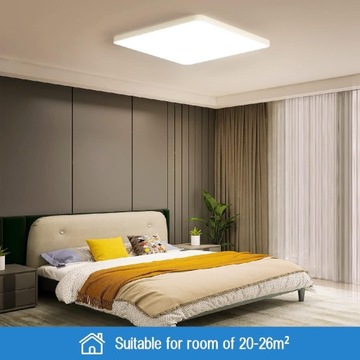 Lampa sufitowa LED, 24W, aplikacja, Smart Home