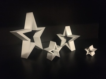 Gwiazdki na biurko, dekoracja