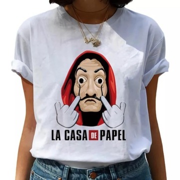 Koszulka damska t-shirt Dom z Papieru La Casa M
