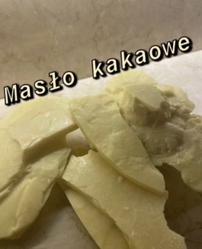 MASŁO KAKAOWE NIERAFINOWANE - 1KG SUPER  OKAZJA!