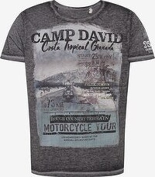 Camp David nowy t shirt koszulka r. M szara