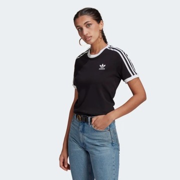 ADIDAS Originals T-shirt koszulka czarna retro 