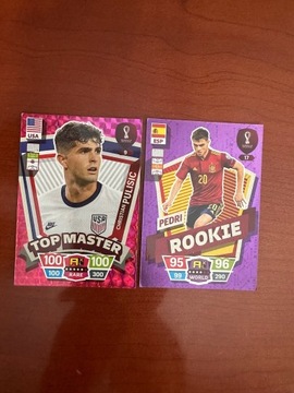 Pulisic 9 Top Master Pedri 17 Rookie Panini Qatar