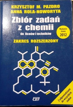 Zbiór zadań z chemii zakres  rozszerzony Pazdro