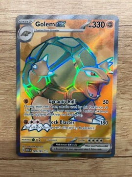 Kart Pokemon golem ex 189/165 MEW 151